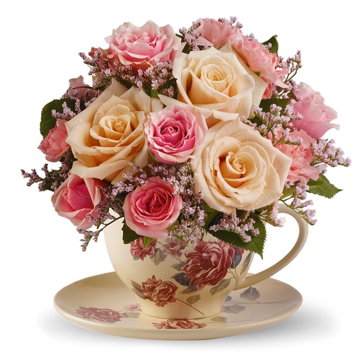 Bouquets of Pink Roses Flowers Stickers icon