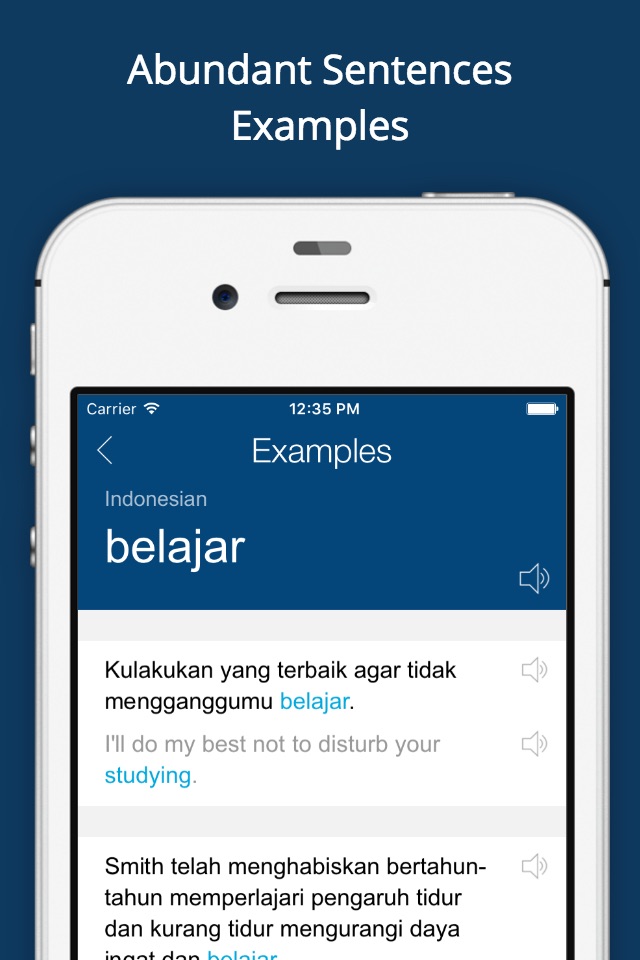 Indonesian English Dictionary+ screenshot 4