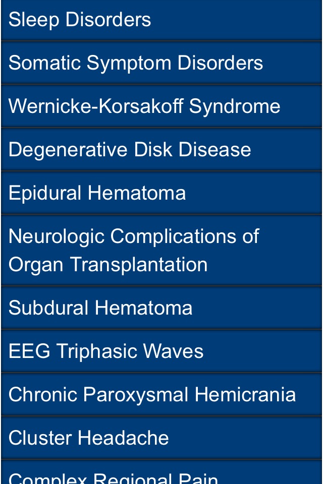 neurology guide screenshot 3