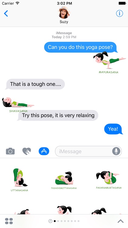 Yoga Poses Emojis for iMessage