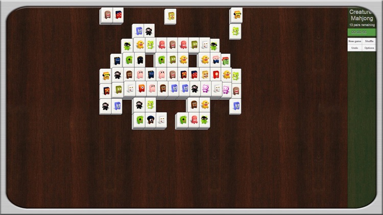 Ceatures Mahjong Solitaire Puzzle Game