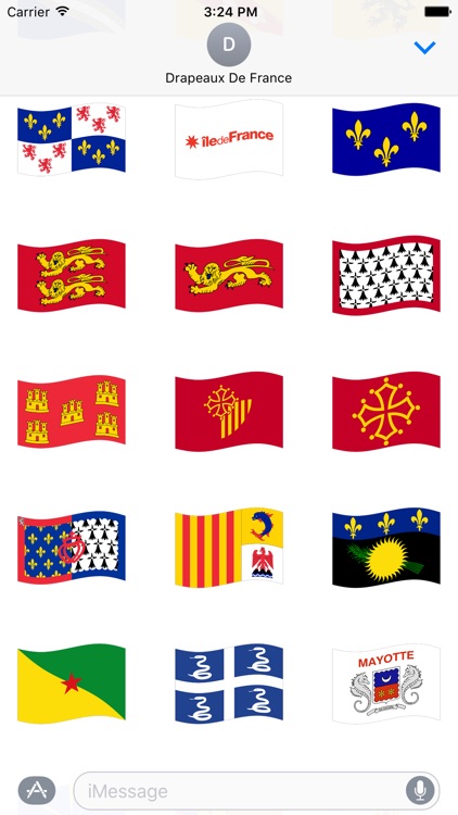 Drapeaux de France Stickers