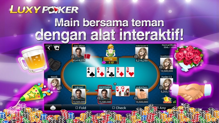 Luxy Poker-Online texas Holdem screenshot-4