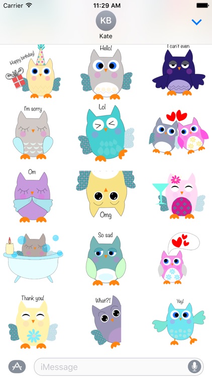 Owl World Stickers