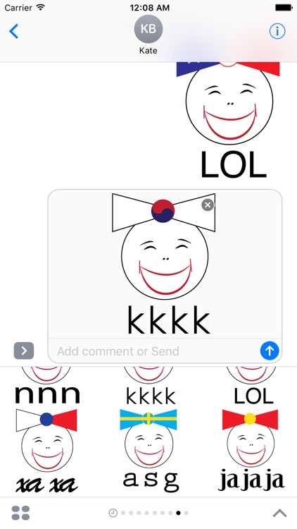 LOL - laughing out loud around the world stickers screenshot-3
