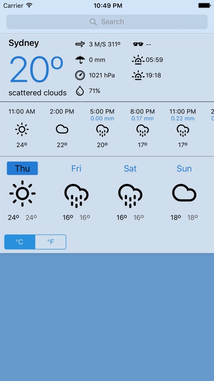 Weathr - Direct weather forecast