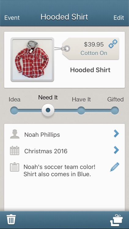 Gifted - Gift List Manager