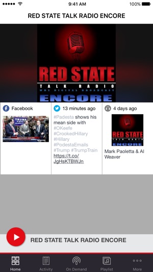 RED STATE TALK RADIO ENCORE