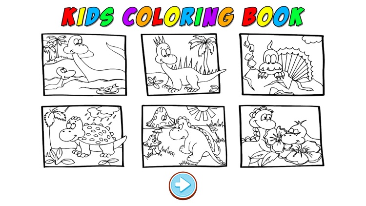 Dinosaurs Coloring Book For Kids Game Free