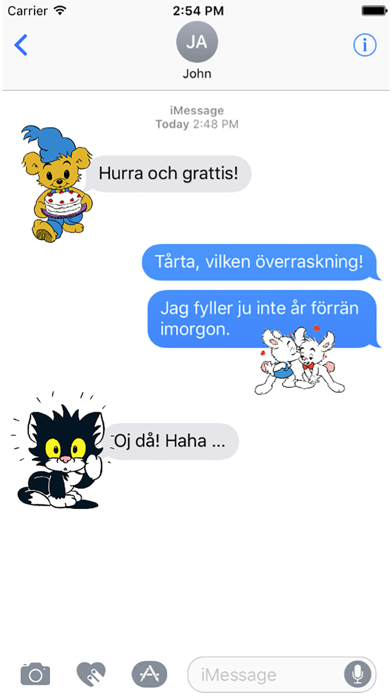 How to cancel & delete Bamse Stickers from iphone & ipad 3