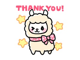 Fluffy Alpaca stickers can make you happy