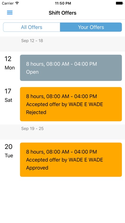 Employee Schedules by SICOM