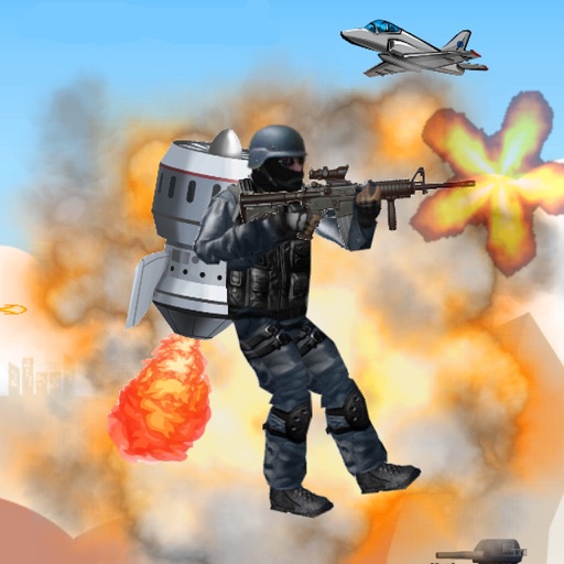 Commando Flies Jetpack Icon