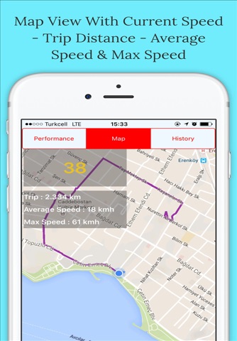 All In One Speedometer & GPS Map & Route Recorder screenshot 2