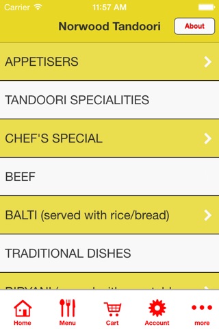 Norwood Tandoori screenshot 4