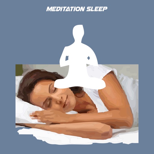 Meditation sleep icon