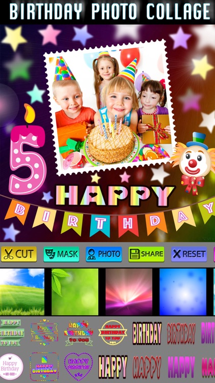 Happy Birthday Frame + Collage screenshot-3