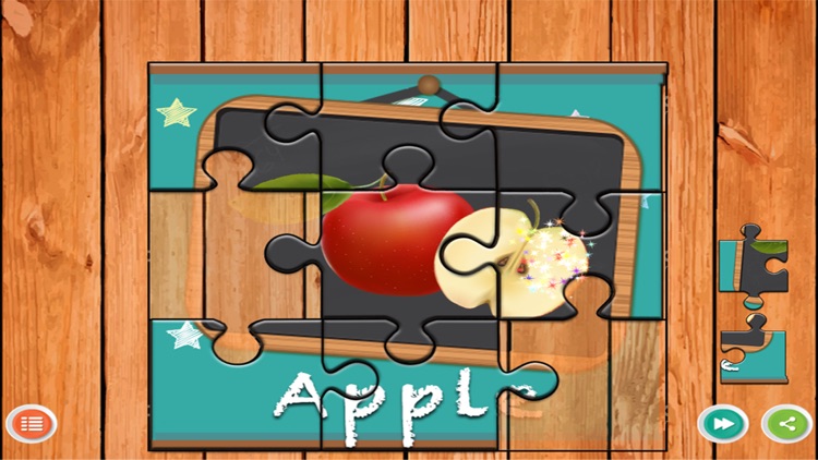 Fruit Puzzle Pre School Kids screenshot-3