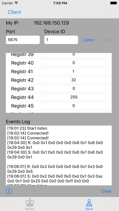 How to cancel & delete TCP ModBus from iphone & ipad 4