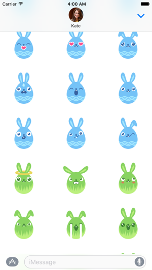 Cute Bunny Egg Sticker Pack(圖1)-速報App