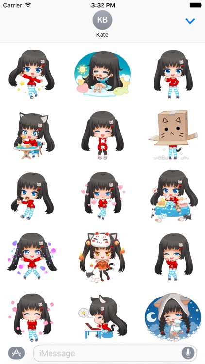 Nyao Nyanko Stickers