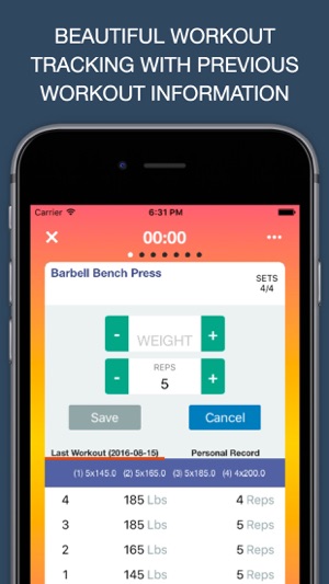 GYMINUTES - SWISS ARMY KNIFE OF WORKOUT TRACKING(圖3)-速報App