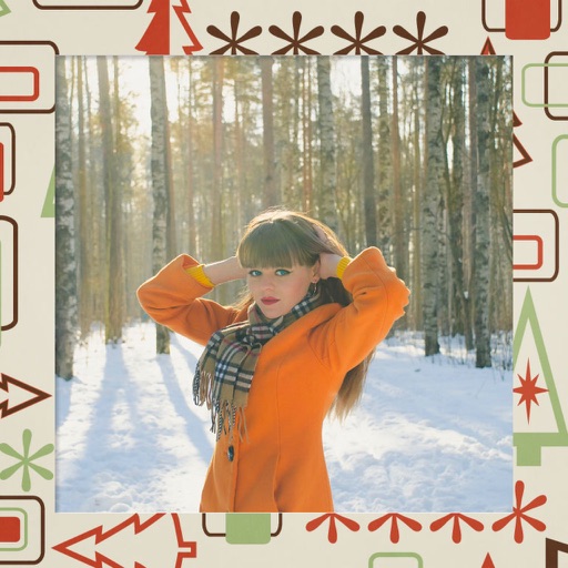 Xmas Tree Hd Photo Frames - Frame from the heart Icon