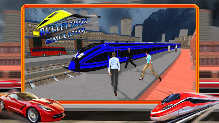 Rail Bullet Train Driver Game screenshot-3