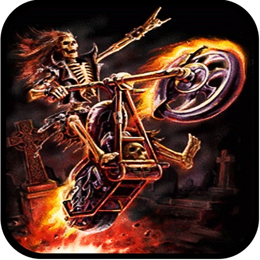 Halloween Night Bike Stunt Racing Game icon