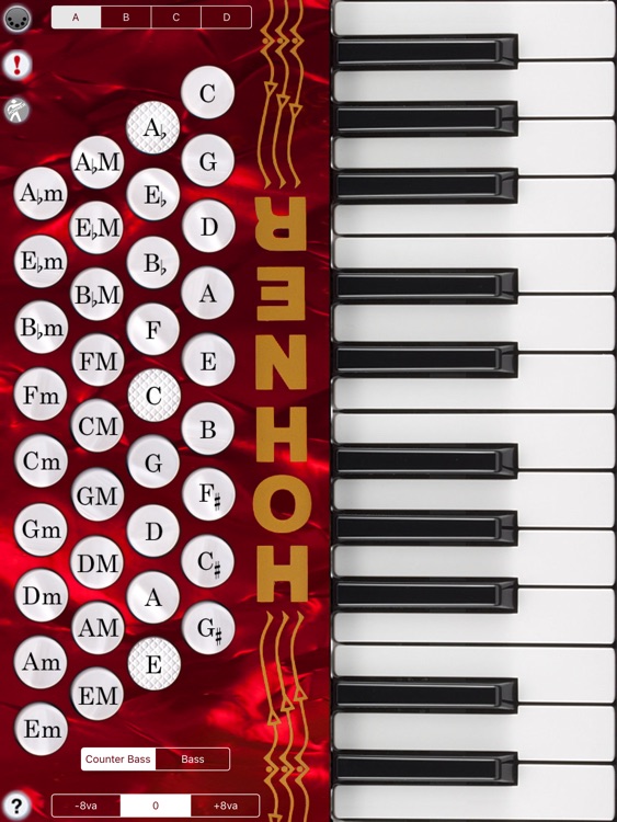 Hohner MIDI Piano Accordion MIDI Controller