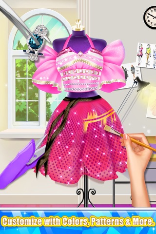 Glam Doll Fashion Designer - Dress Maker Game! screenshot 4