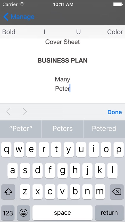 business plan writer app