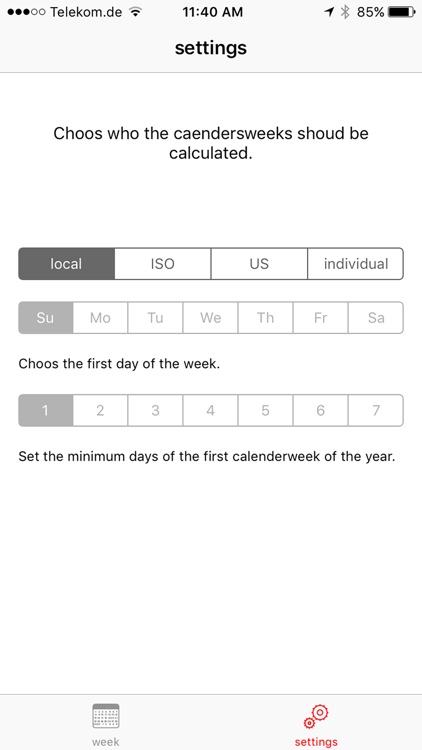 Calendar weeks complications for your watch
