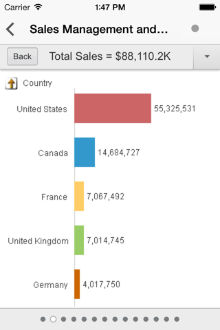 QlikView mobile - náhled