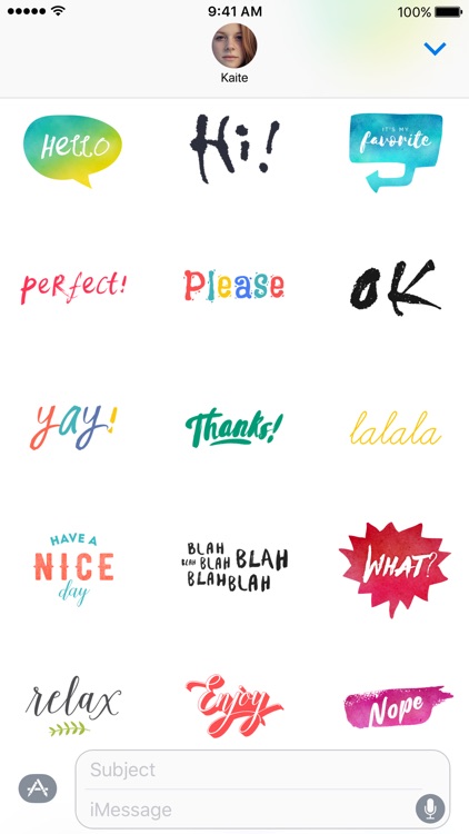 TypeTalk Stickers