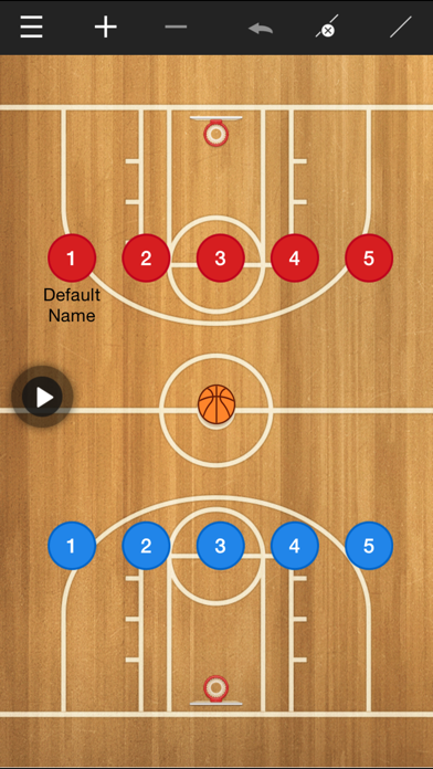 Basketball coach's clipboard Screenshot 1