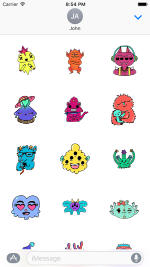 Monster Cartoon Sticker(圖1)-速報App