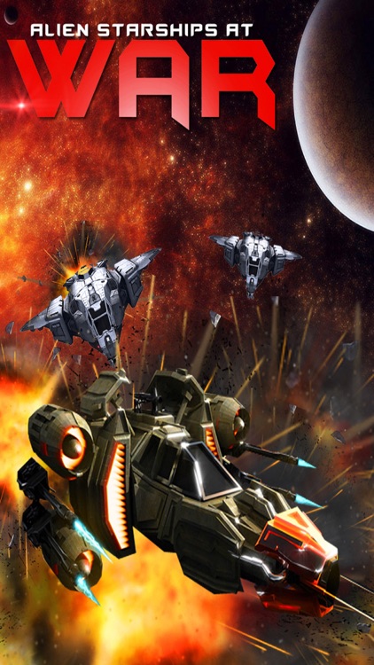 Alien Starships At War : Shooting - Adventure