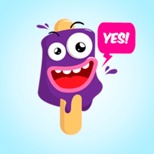 Crazy Ice Cream - Stickers Pack! icon