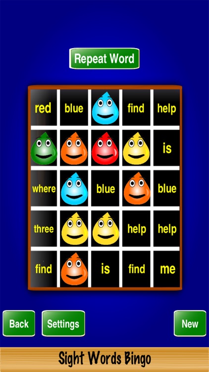 Sight Words Bingo