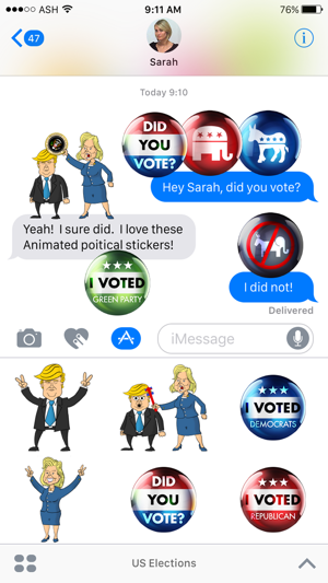 Animated Election Stickers(圖2)-速報App