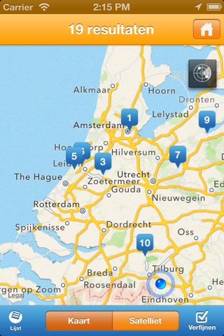 Locaties screenshot 4