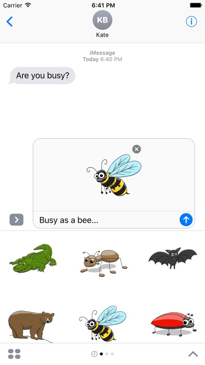 Stickertoons Zoo – Animal stickers for iMessage