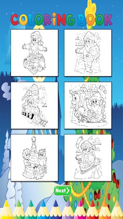 Christmas Coloring Book - for Kids