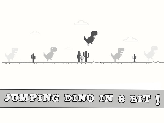 Jumping dino gameplay 
