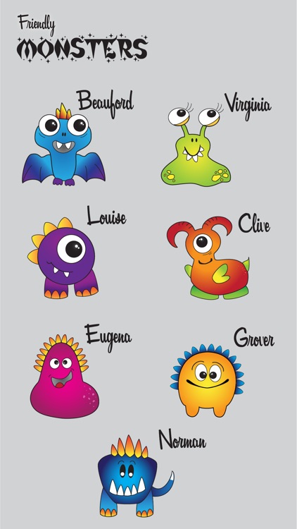 Friendly Monsters Sticker Pack