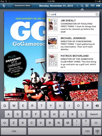 Magazine Go Gamecocks screenshot 3