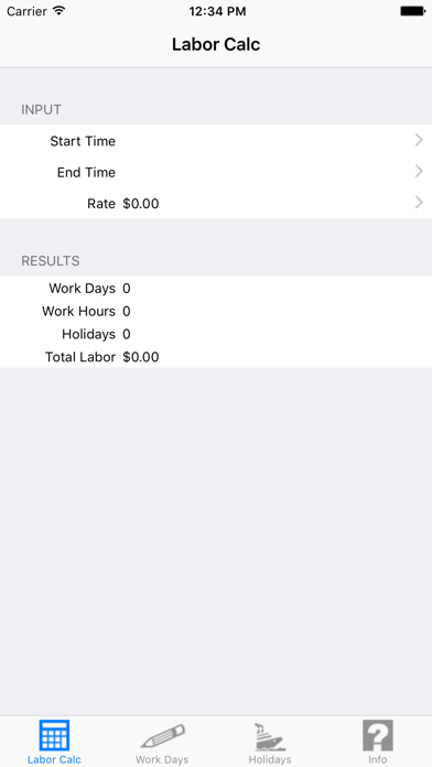 How to cancel & delete Labor-Calc from iphone & ipad 1