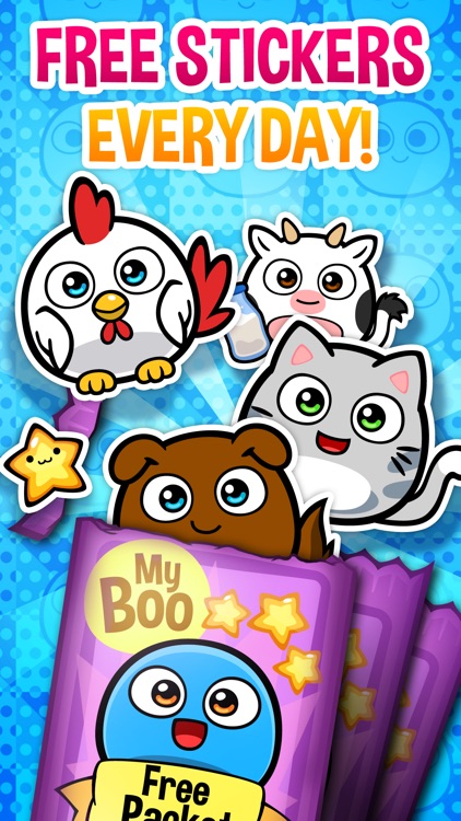 My Boo Album - Virtual Pet Sticker Book for Kids