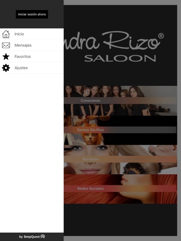 Alejandra Rizo Saloon screenshot 2